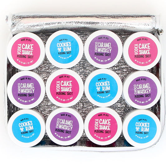 12 Jar Pudding Shot Gift Pack - Choose Your Flavors