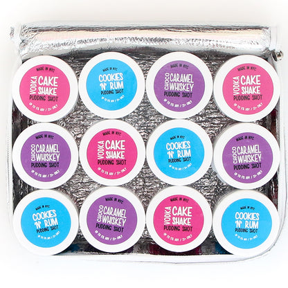 12 Jar Pudding Shot Gift Pack - Choose Your Flavors