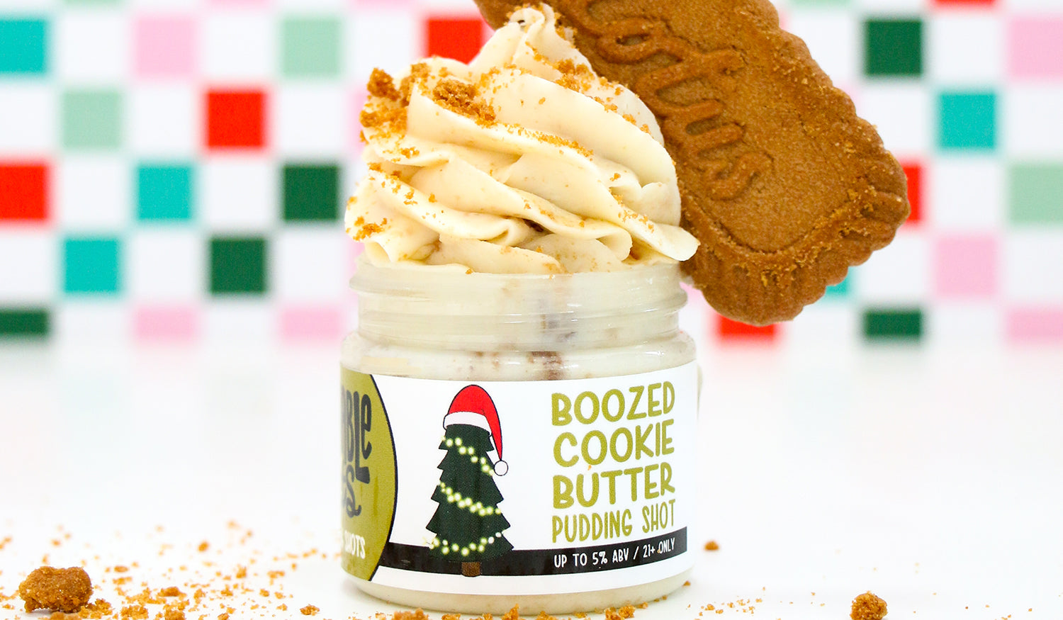 Boozed Cookie Butter Pudding Shot